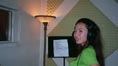 kaila yu at recording studio